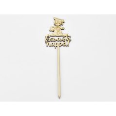   Natúr fa - Beszúrós "Ez a Te napod" kisfiú - 32 cm 