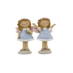 Tavaszi lány figura virággal - 9 cm - Raktáron