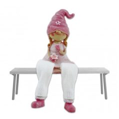   Gyerek fiú, lány manósapkában lógólábú - 2 féle - 4x3,5x16cm 