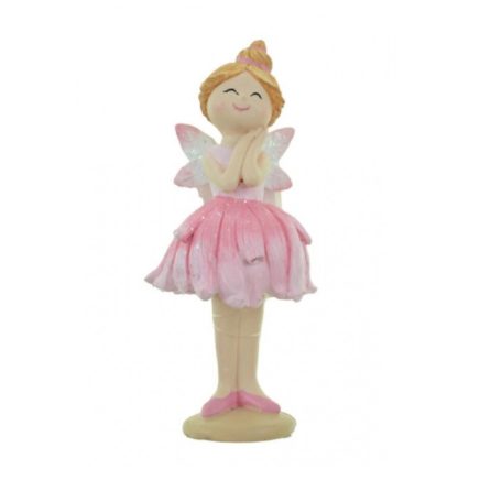 Tündér figura rózsaszín - 12cm 