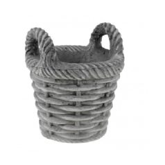 Kosár kaspó kicsi beton - 18x14 cm