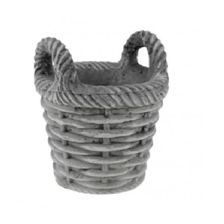 Kosár kaspó kicsi beton - 18x14 cm