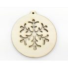 Natúr fa - Karidísz dupla hópihe - 8,5 cm