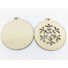 Natúr fa - Karidísz dupla hópihe - 8,5 cm