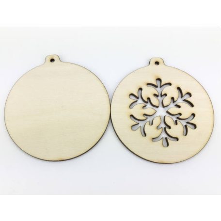 Natúr fa - Karidísz dupla hópihe - 8,5 cm