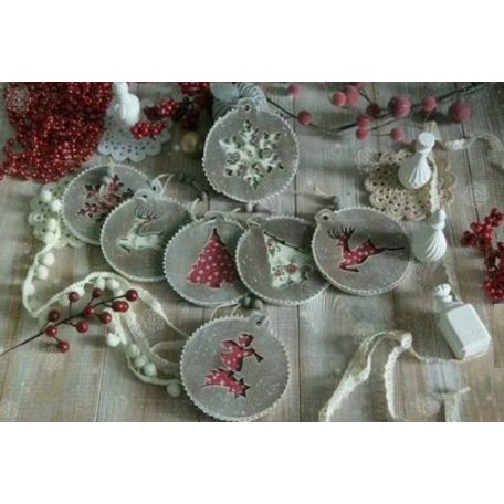 Natúr fa - Karidísz dupla fenyő - 8,5 cm