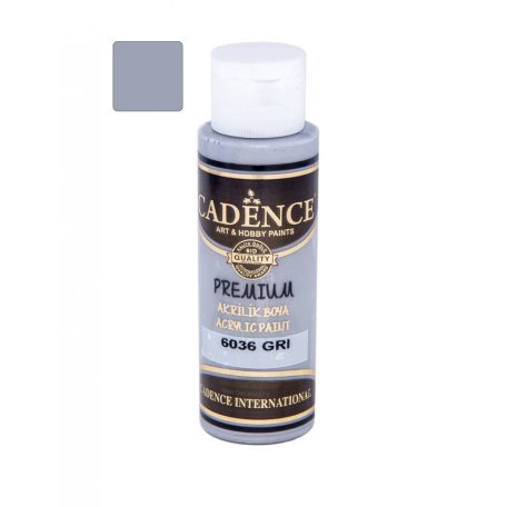 Cadence Premium festék - 70 ml - Szürke - 6036