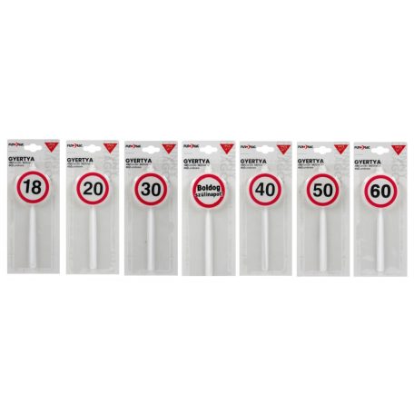 Tortagyertya - 18, 20, 30, 40, 50, 60 - 14 cm