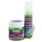 Pentart, textilfesték, metál zöld - 20 ml, 50 ml