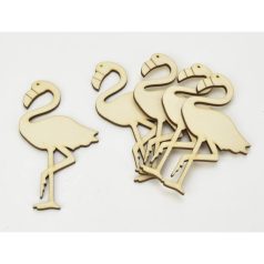Natúr fa - Flamingó - 6x11 cm - 5 db/csomag