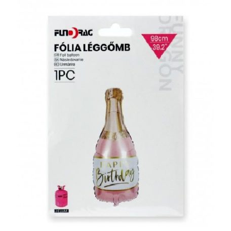 Fólia lufi - Pezsgő - 98 cm