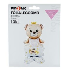Lufi fólia - My Baby maci rózsaszín - 154 cm 