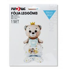 Lufi fólia - My Baby maci kék - 154 cm