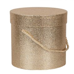 Díszdoboz szett kerek - Arany - 3 db-os szett