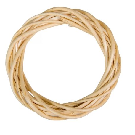 Vessző koszorú - Natúr - 15 cm, 20 cm, 25 cm
