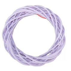 Vessző koszorú alap - Lila - 25 cm, 30 cm 