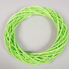 Vessző koszorú - zöld - 40 cm