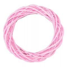 Vessző koszorú - Rózsaszín - 15 cm, 30 cm, 35 cm, 40 cm