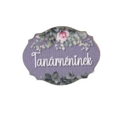 Nyomtatott fa tábla - Tanárnéninek táblák - 5 db/csomag