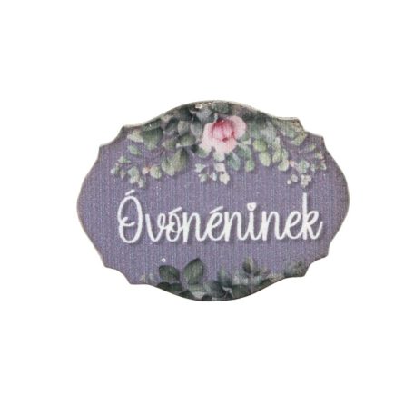 Nyomtatott fa tábla - Óvónéninek táblák - 5 db/csomag