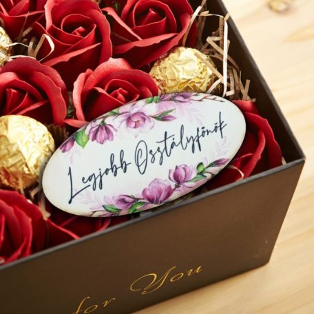 Nyomtatott dekorkarton - Legjobb osztályfőnök ovál tábla - 3 db/csomag