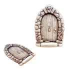  Nyomtatott dekorkarton - Törpajtó békás - 9,5x14 cm