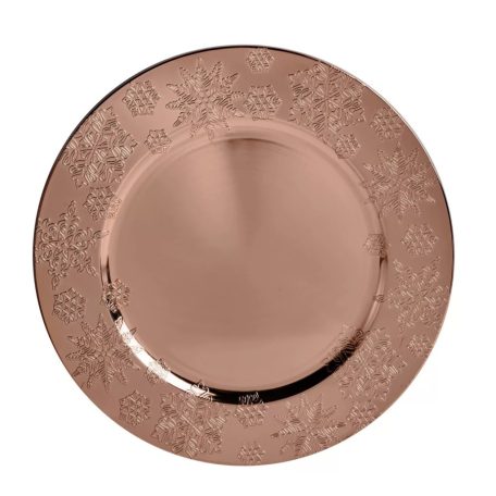 Dekor tálca - Rosegold - 33 cm