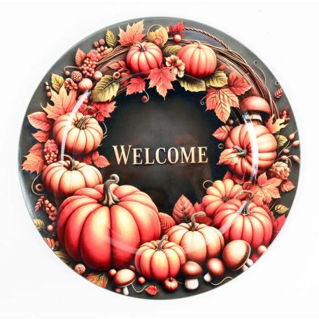  Őszi „Welcome” tálca - 33 cm