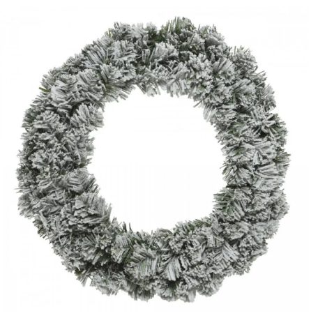Fenyő koszorú havas - 35 cm