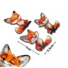 Nyomtatott dekorkarton - Rókák - 3db/csomag