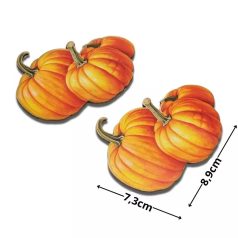 Nyomtatott dekorkarton - Tökök - 2 db/csomag