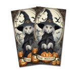 Nyomtatott dekorkarton - Tábla Tarot kártya Boszimacska - 2db/csomag