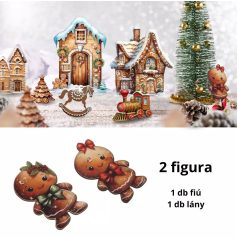 Nyomtatott dekorkarton - Mézi pár - 2 db/csomag