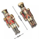 Nyomtatott dekorkarton - Diótörő rövidszakáll - 14,5 cm