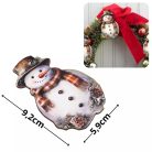 Nyomtatott dekorkarton - Hóember - 3 db/csomag