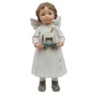 Angyal figura hintalóval álló - 6x5x14 cm