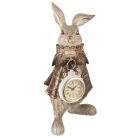 Nyuszi figura órával - 25 cm - Raktáron