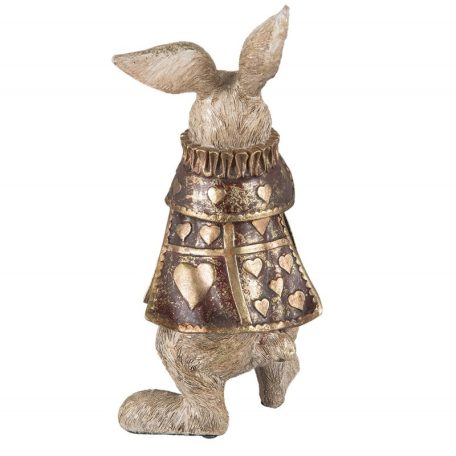 Nyuszi figura órával - 25 cm - Raktáron