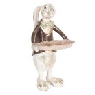 Nyuszifiú figura tálcával - 15x12x30 cm - Raktáron