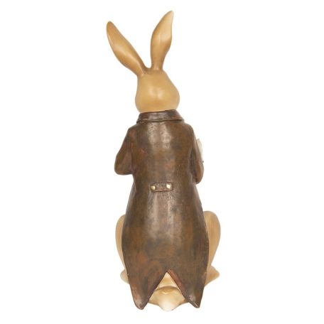 Clayre & Eef - Nyuszifigura könyvvel - 15x13x40 cm - Raktáron