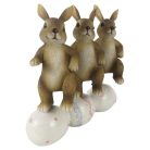 Clayre & Eef - Nyuszik tojáson  - 14x5x13 cm - Raktáron