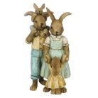 Clayre & Eef - Nyuszi család - 15x8x6 cm - Raktáron