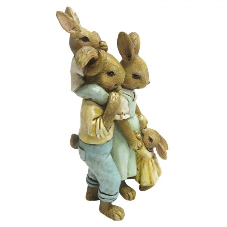 Clayre & Eef - Nyuszi család - 15x8x6 cm - Raktáron