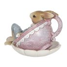 Clayre & Eef - Nyuszifiú csészében - 11x8x7 cm - Raktáron