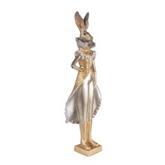   Clayre & Eef - Elegáns klasszikus arany nyúl lány - 44 cm - Raktàron