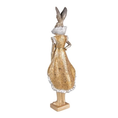 Clayre & Eef - Elegáns klasszikus arany nyúl lány - 44 cm - Raktàron