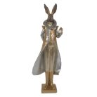 Clayre & Eef - Elegáns nyúl fiú arany-szürke - 33 cm - Raktáron