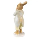 Nyúl figura sárgarépával - 5x8x16 cm
