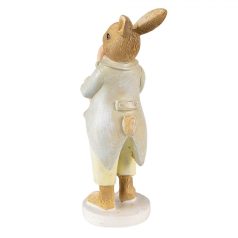 Nyúl figura sárgarépával - 5x8x16 cm