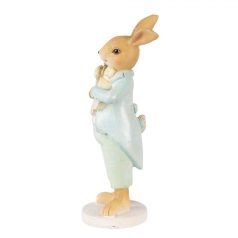 Nyúl figura virág formájú gitárral -  7x5x15 cm